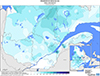 Neige au sol (cm) Valeurs observées