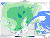 Neige (%) Pourcentage de la normale