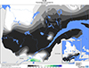 Pluie (%) Pourcentage de la normale