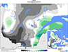 Neige (%) Pourcentage de la normale