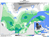 Neige (%) Pourcentage de la normale
