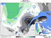 Neige au sol (%) Pourcentage de la normale