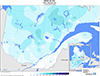 Neige au sol (cm) Valeurs observées
