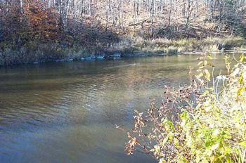 Rivire Boyer en aval du pont du chemin de fer