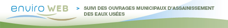 Suivi des ouvrages municipaux d'assainissement des eaux usées