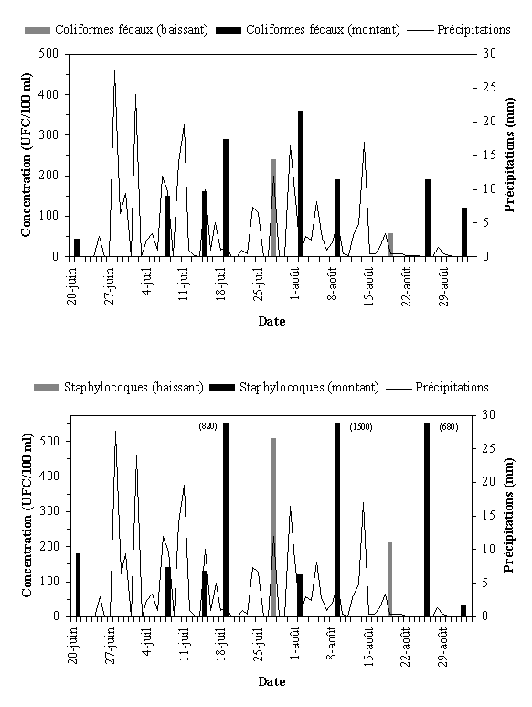 Annexe 3.23 : Qualit bactriologique du site de Saint-Jean, t 1999