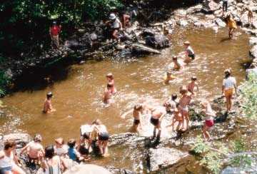 Baignade pendant la priode estivale