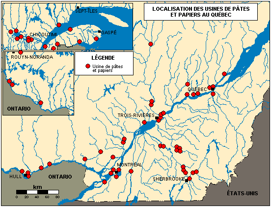 Usines de ptes et papiers