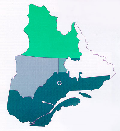 Carte d'application du rgime de protection de l'environnement