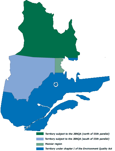 Map of territory division