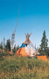 Tipi - Photo: Secrtariat aux affaires autochtones