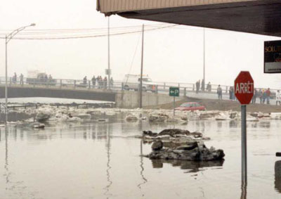 Inondation en Beauce en 1991 - Photo MDDELCC