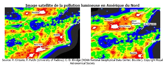 La pollution lumineuse du ciel croîtrait plus vite que prévu