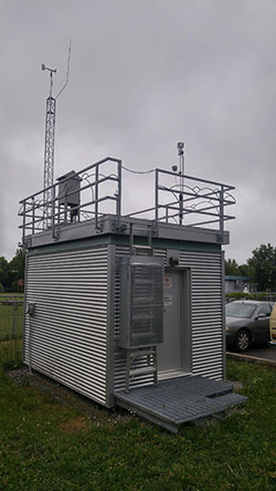 Station de mesure de la qualité de l'air