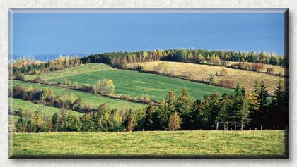 Territoire cultiv dans le bassin de la rivire Chaudire