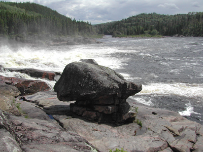 Rserve aquatique projete de la rivire Ashuapmushuan - secteur Chutes de la Chaudire - Photo Rjean Goudreault, MENV